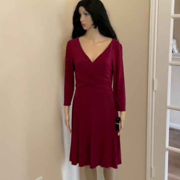 Chap’s Women’s Burgundy Dress sizes M NWT - Picture 16 of 16